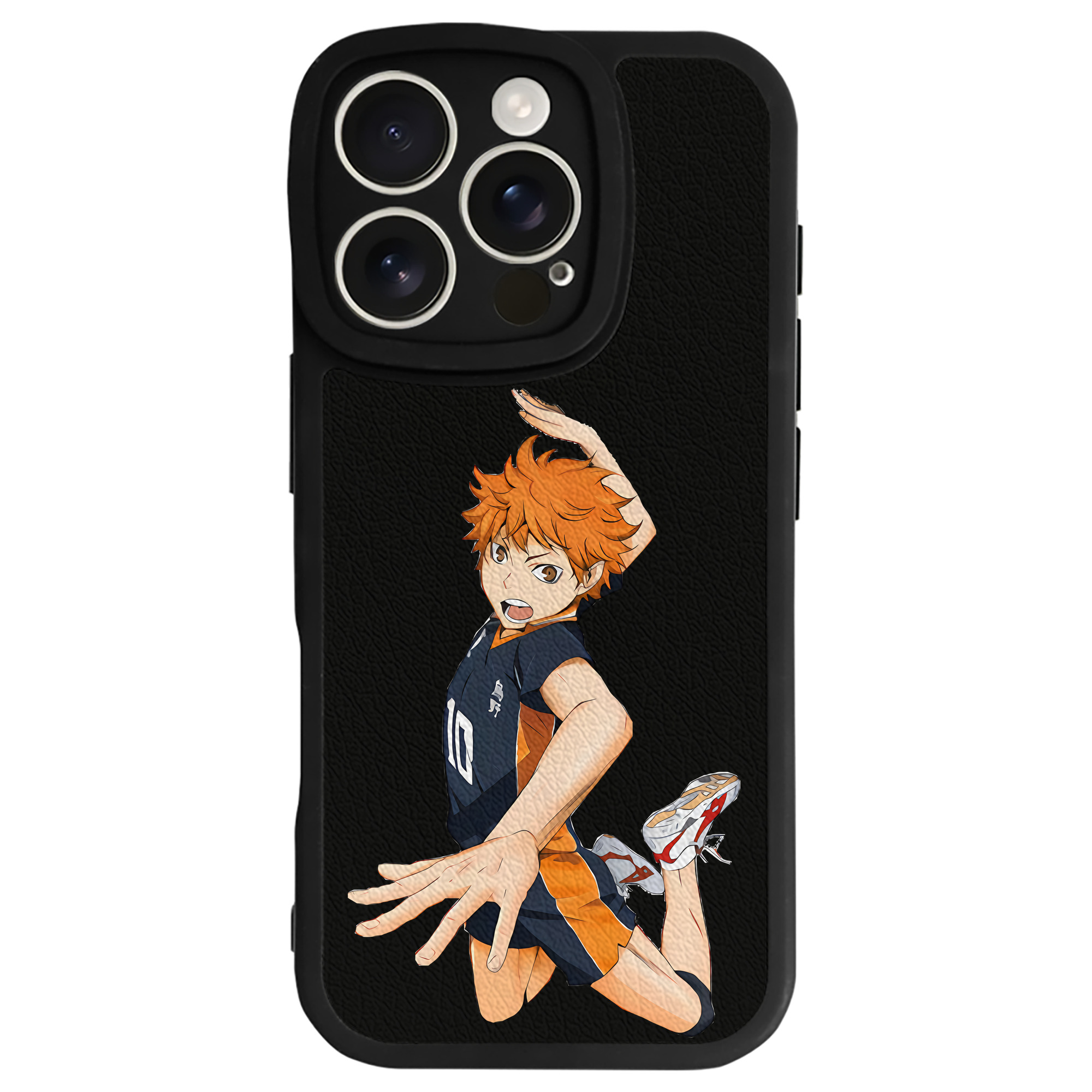 （画像用） ハイキュー!! Haikyu!! 【iPhone 16シリーズ対応】シリコンスマホケース（レザー調） 材質：シリコン